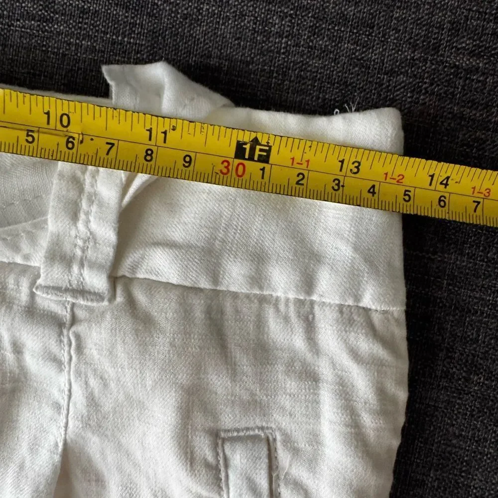 Anthropologie White Nias Trousers Pants By Ett Twa Size 0 - Picture 12 of 16